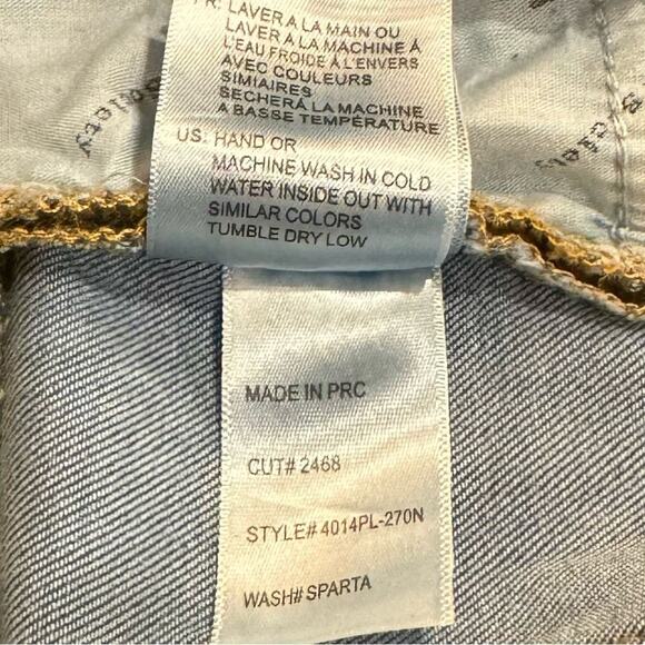 ARTICLES OF SOCIETY SUPER SOFT SPARTA WASH SKINNY JEANS W/ FRAYED HEM SZ 26 - Picture 7 of 7